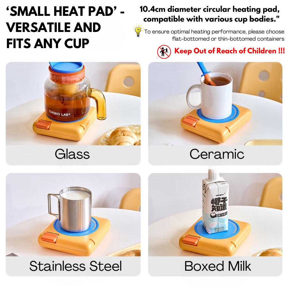 POSAVASOS ELECTRICO - THERMOSTATIC COASTER AMARILLO